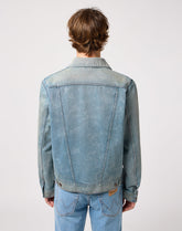 Wrangler Męska Kurtka Jeansowa Jeans 124mj Rattlesnake 112350475 W4MJ016799